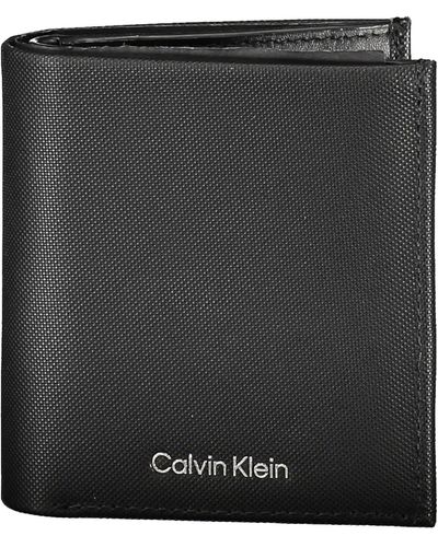 Calvin Klein Must Trifold 6cc W/coin Wallets - Black