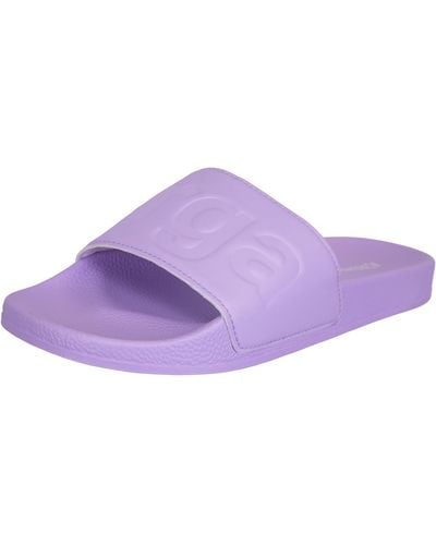 Superga Slides Flip Flops - Purple