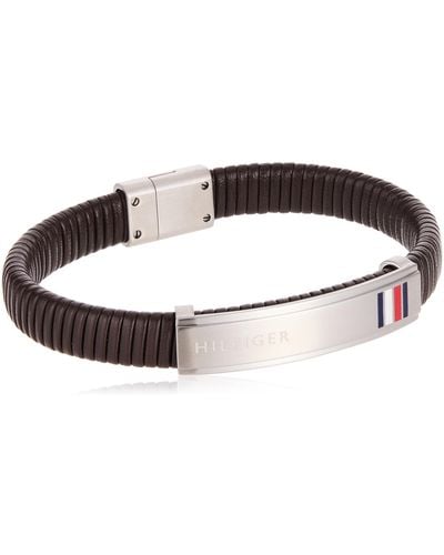 Tommy Hilfiger Jewellery Men's Leather Bracelet Brown - 2790348