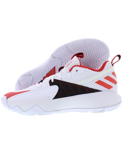 adidas Adult Dame Certified Basketball Shoe - White