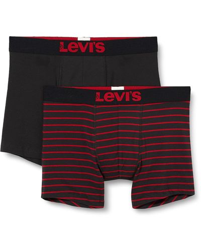 Levi's Levis Vintage Stripe Yd 2p Boxer - Rouge