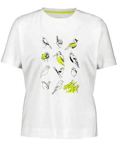 Gerry Weber T-Shirt mit Frontprint Kurzarm Frontprint - Weiß