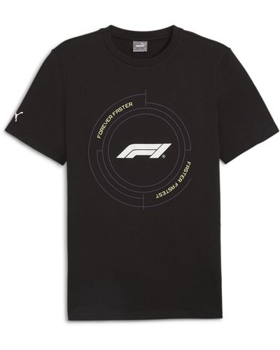 PUMA Standard F1 Ess Graphic Tee - Black