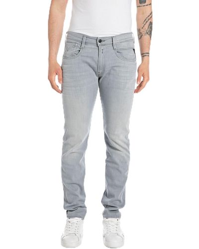 Replay Men's Jeans With Stretch - Grey