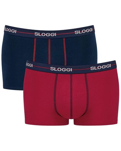 Sloggi Men Start Hipster C2P Box sous-vêtement - Multicolore