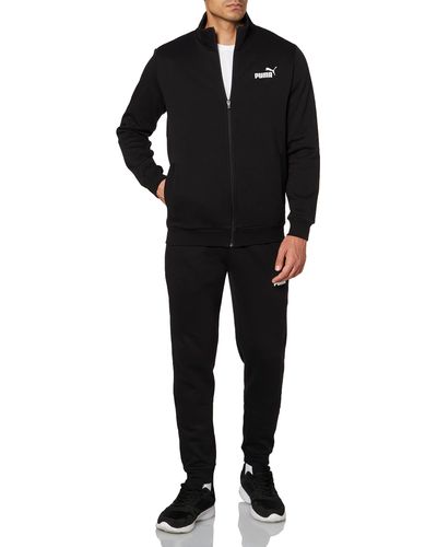 PUMA Clean Sweat Suit FL Trainingsanzug - Schwarz