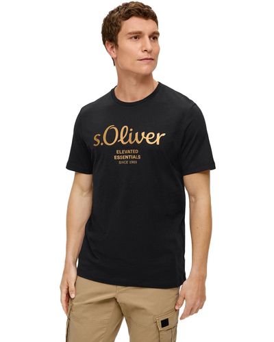 S.oliver 2141458 T-Shirt - Schwarz