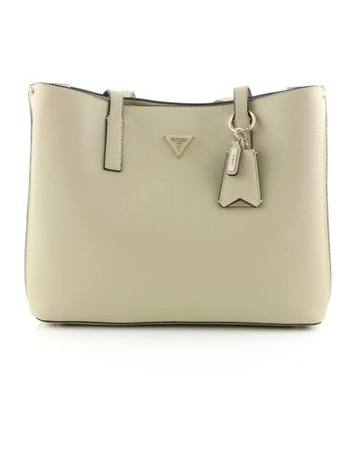 Guess Meridian Girlfriend Tote Bag - Mettallic