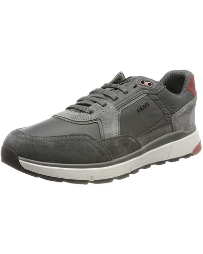 Geox U Dolomia A Shoes Anthracite/dk Red 40 - Multicolour