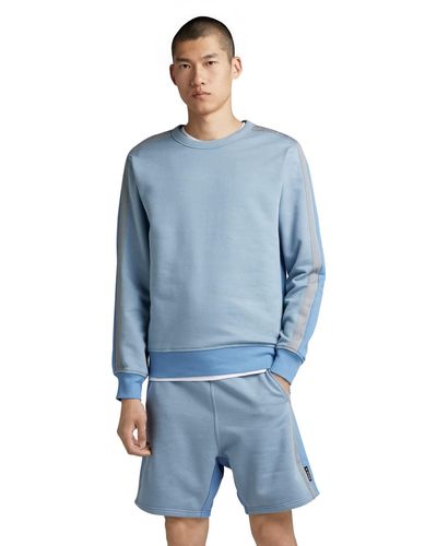 G-Star RAW Tape Color Block Sweatshirt - Azul