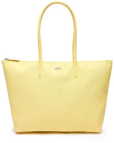 Lacoste L.12.12 Concept L Shopping Bag Popcorn - Giallo