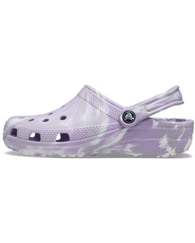 Crocs™ Clogs Lavendel/weiß/grau M6W8 - Lila