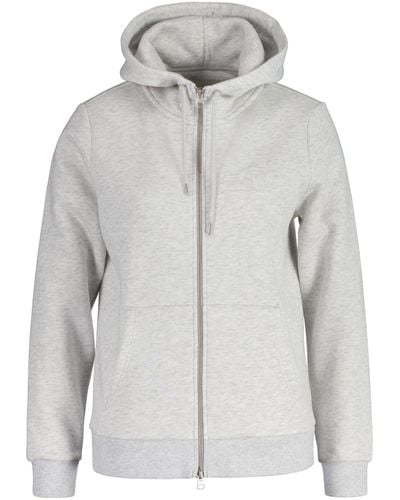 GANT Sweater Sweatjacke - Grau