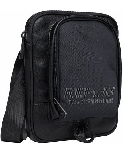 Replay Fm3620 Shoulder Bag - Black