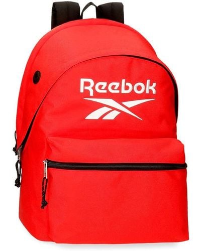Reebok Boston Zaino per laptop a doppio scomparto 15.6" Rosso 31x44x17.5 cm Poliestere 23.87L