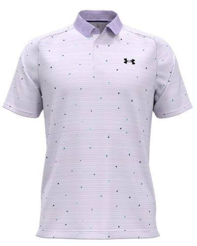 Under Armour Ua Iso Chill Printed Polo Shirt 1383159 - Purple