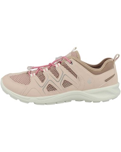 Ecco S Terracruise Lt 825773 Textile Synthetic Rose Dust Nude Shoes 6 Uk - Natural