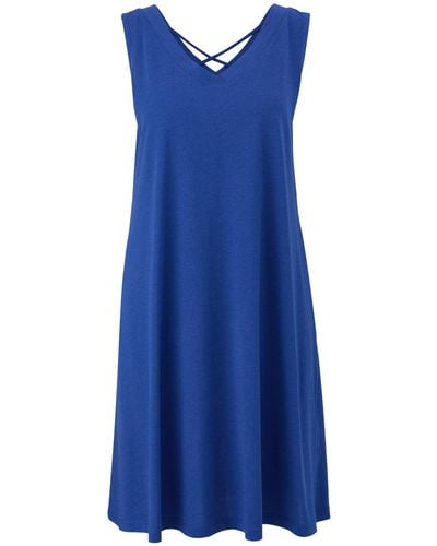 S.oliver Jerseykleid aus Modalmix 2132308,blau,48