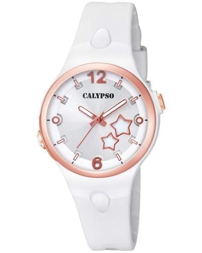 Calypso St. Barth S Analogue Classic Quartz Watch With Plastic Strap K5745/1 - Multicolour