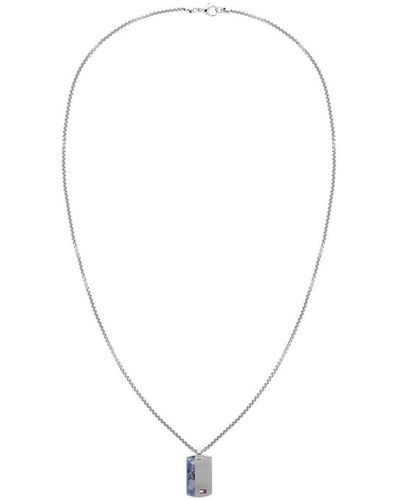 Tommy Hilfiger Sieraden Roestvrij Staal Hanger Ketting - 2790437, Eén Maat, Roestvrij Staal, Geen Edelsteen - Meerkleurig