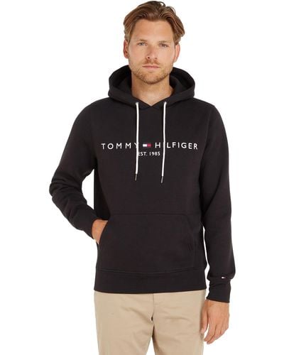 Chaqueta Tommy Hilfiger Negra Logo Pequeño