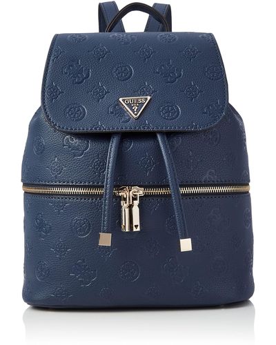 Guess Helaina Flap Backpack - Blauw