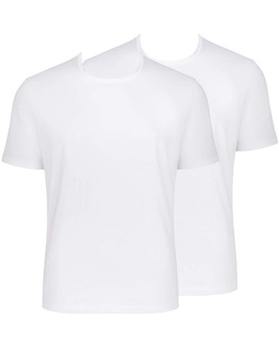 Sloggi GO - T-Shirt mit Rundhals - Regular Fit - 2er - Weiß