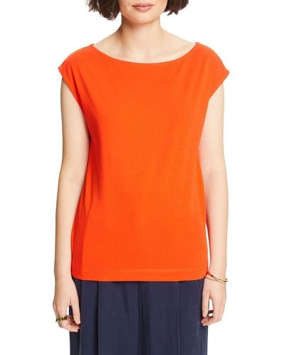 Esprit T-shirt Voor - Oranje