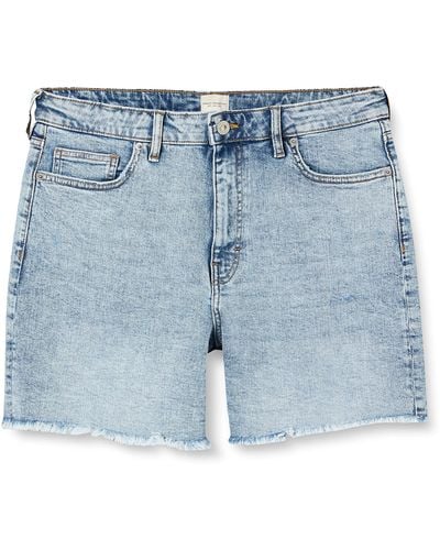 French Connection Piper Denim Shorts in Blue | Lyst UK