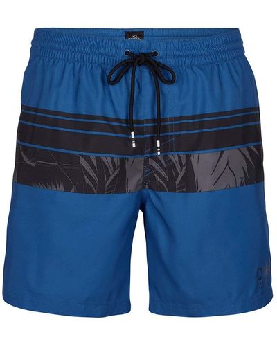 O'neill Sportswear PM Cali Stripe Shorts Costume a Slip - Blu