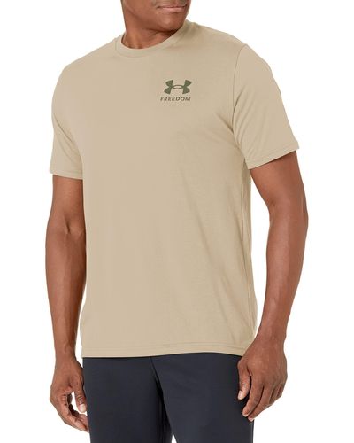 Under Armour New Tactical Freedom Spine T-shirt - Natural