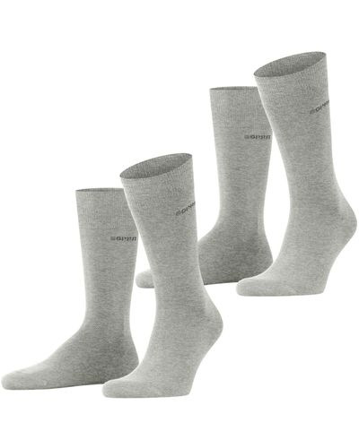 FALKE ESPRIT Socken Basic Uni 2-Pack M SO Baumwolle einfarbig 2 Paar - Weiß