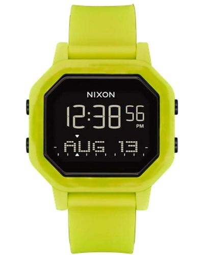 Nixon Analog Quartz Watch With Rubber Strap A1311-5154-00 - Yellow