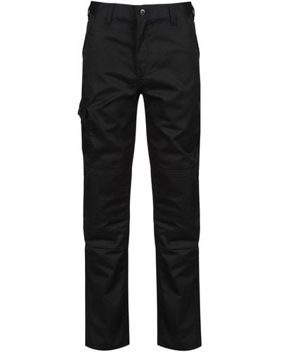 Regatta Mens Pro Cargo Waterproof Trousers - Long (32in) (traffic Black)
