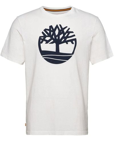 Timberland SS Tree Logo T T-Shirt Shirt TB0A2C6S Weiss - Mehrfarbig