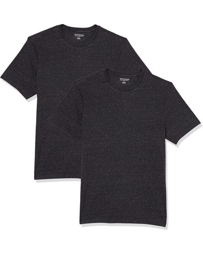 Amazon Essentials 2-Pack Slim-Fit Short-Sleeve Crewneck T-Shirt - Schwarz