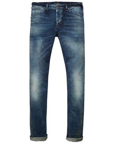 Scotch & Soda Phaidon Slim Fit Jeans Dark Blue S Bottoms 135078 62000