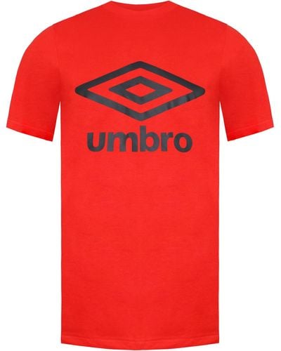 Umbro Large Logo T-shirt - Red