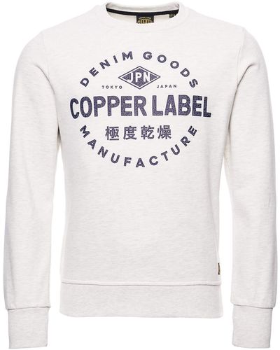 Superdry Copper Label Crew Sweatshirt Voor - Wit