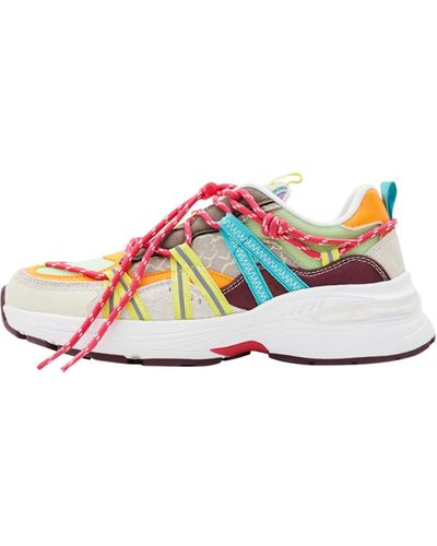 Desigual Chaussures de Trekkin Basket - Multicolore
