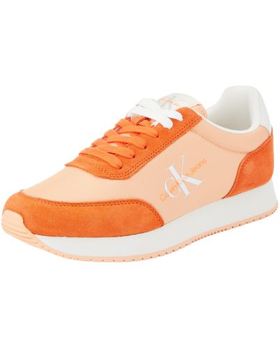 Calvin Klein Runner Sneaker Retro Runner Low Lace Ny Ml low - Orange