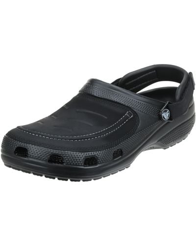 Crocs™ Mens Yukon Vista | Slip On Shoes For With Adjustable Fit Clog - Black