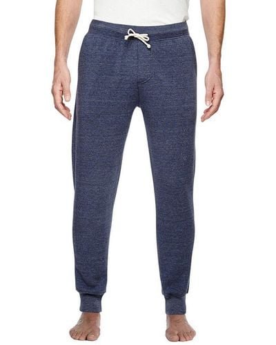 Alternative Apparel Mens Eco-fleece Dodgeball Casual Pants - Blue
