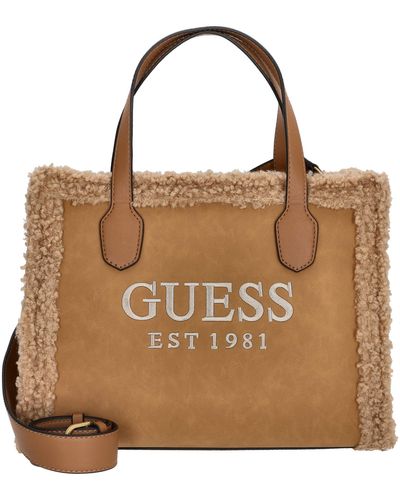 Guess Silvana Sac à main 34 cm - Métallisé