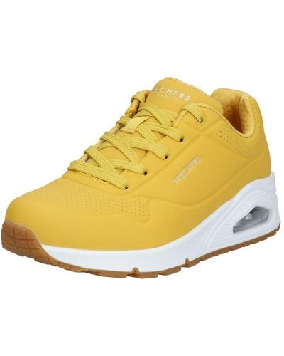 Skechers Uno Stand On Air Trainer - Yellow