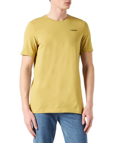 G-Star RAW Slim Base T-shirt - Yellow