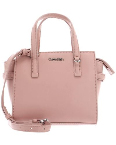 Calvin Klein Ck Must Mini Tote Crossovers - Pink