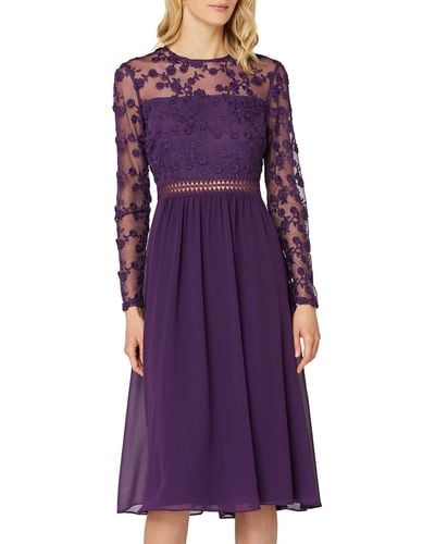 TRUTH & FABLE Cbtf044 Occasion Dresses - Purple