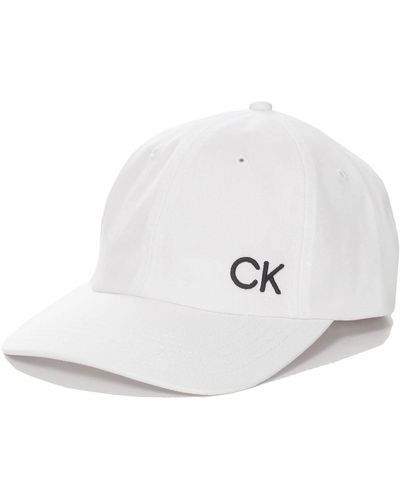 Calvin Klein S Cotton Twill Cap – Weiß –