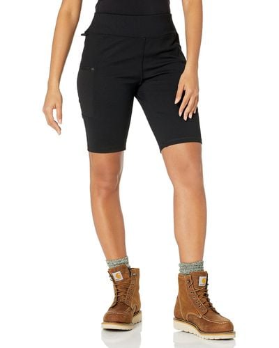 Carhartt Force Fitted Lightweight Utility Shorts - Black